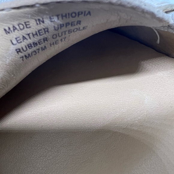 MICHAEL KORS White Leather Hamilton Loafers Size 7M - Picture 11 of 11